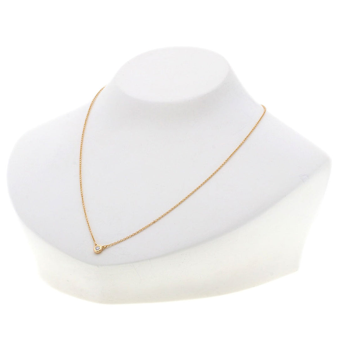 TIFFANY&Co. Necklace 18K Pink Gold gold By the yard diamond