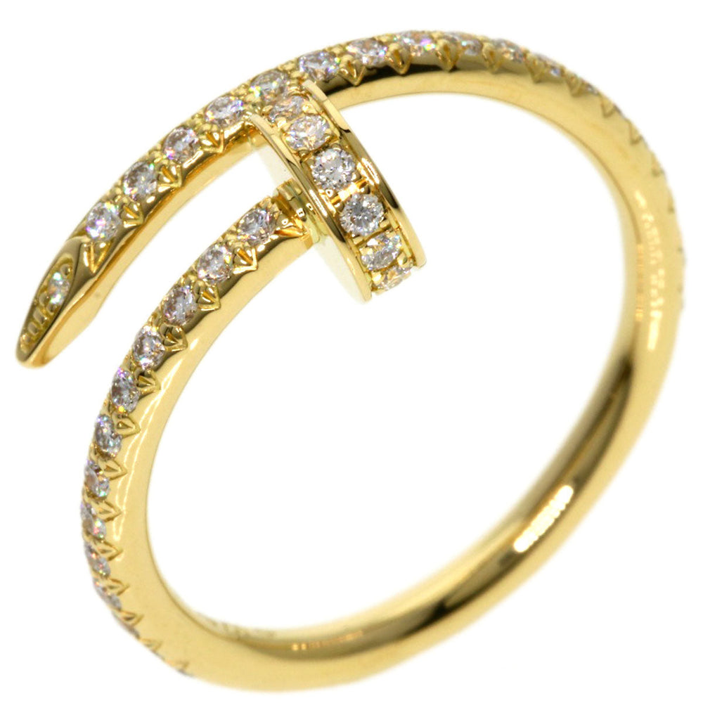 CARTIER Ring 18K Yellow Gold gold Juste un Clou Diamond #51 Manufacturer Complete