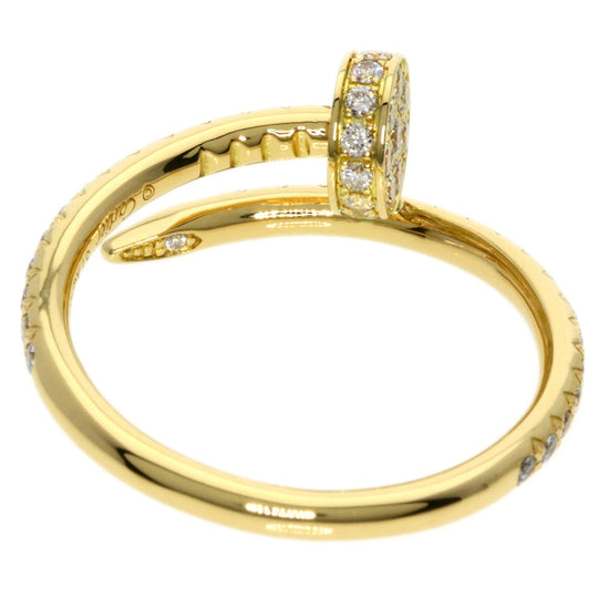 CARTIER Ring 18K Yellow Gold gold Juste un Clou Diamond #51 Manufacturer Complete