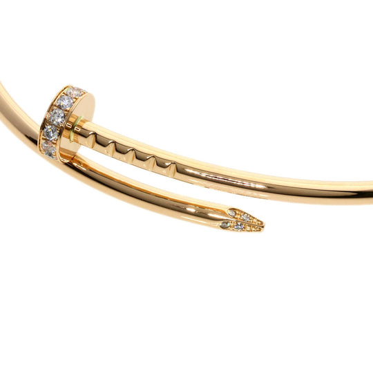 CARTIER bracelet 18K Pink Gold gold Juste un Clou Diamond Small #16 Manufacturer Complete