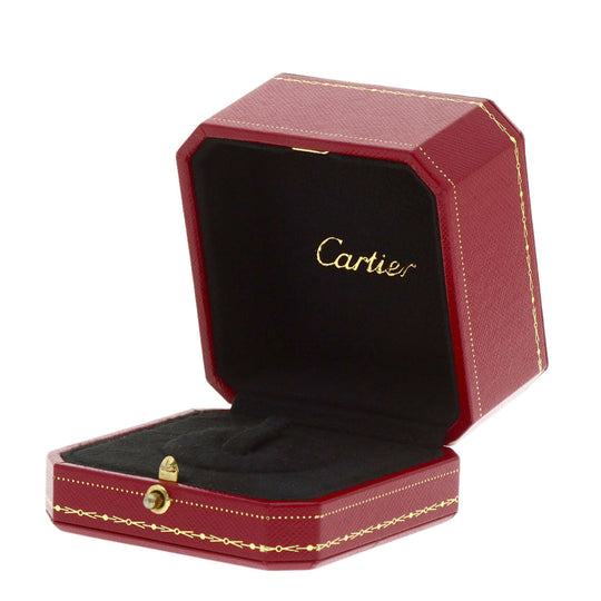 CARTIER Ring 18K Pink Gold gold Mini love ring full diamond #50 Women Used Authentic