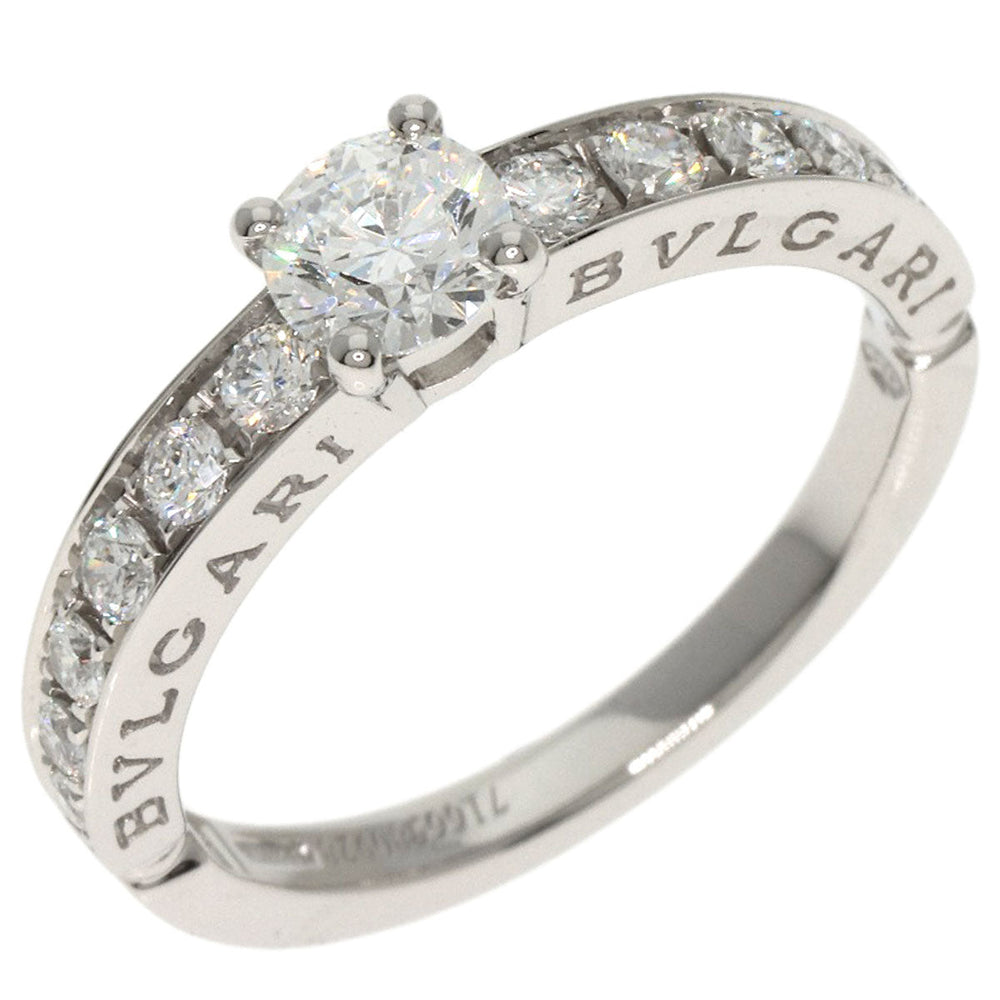 BVLGARI Ring PT950 Silver Dedicata a Venice Diamond
