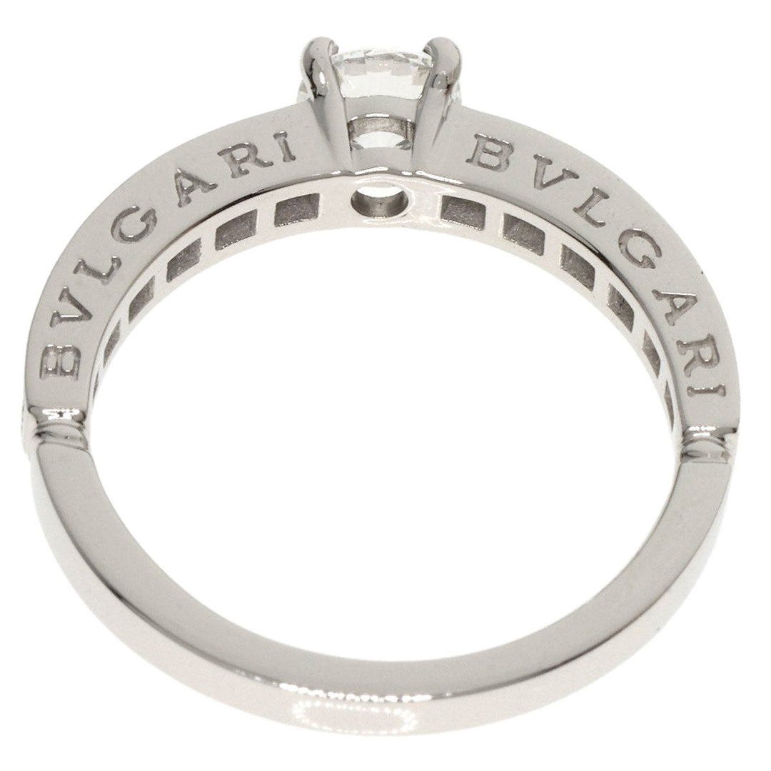 BVLGARI Ring PT950 Silver Dedicata a Venice Diamond