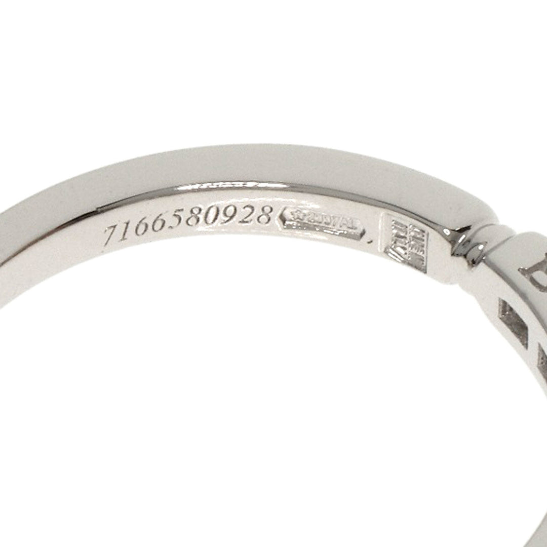BVLGARI Ring PT950 Silver Dedicata a Venice Diamond
