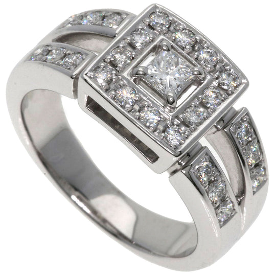 TASAKI Ring K18WG Silver diamond