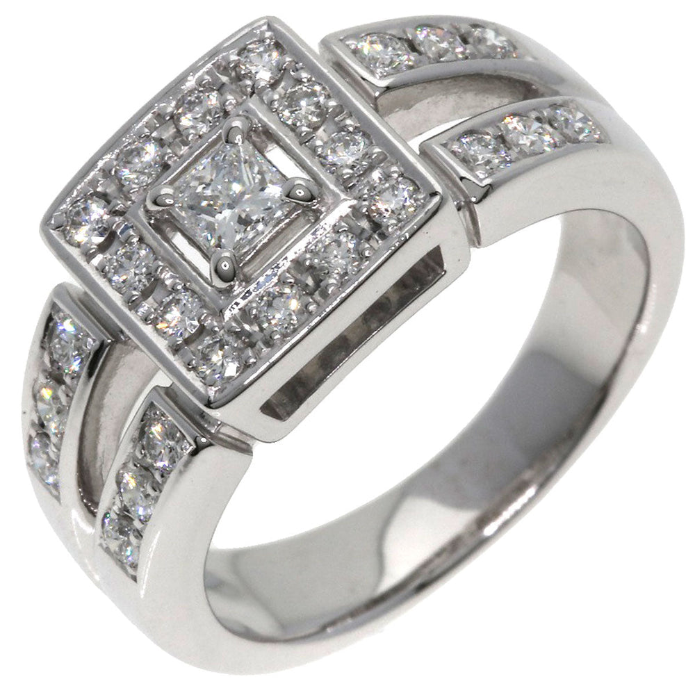 TASAKI Ring K18WG Silver diamond