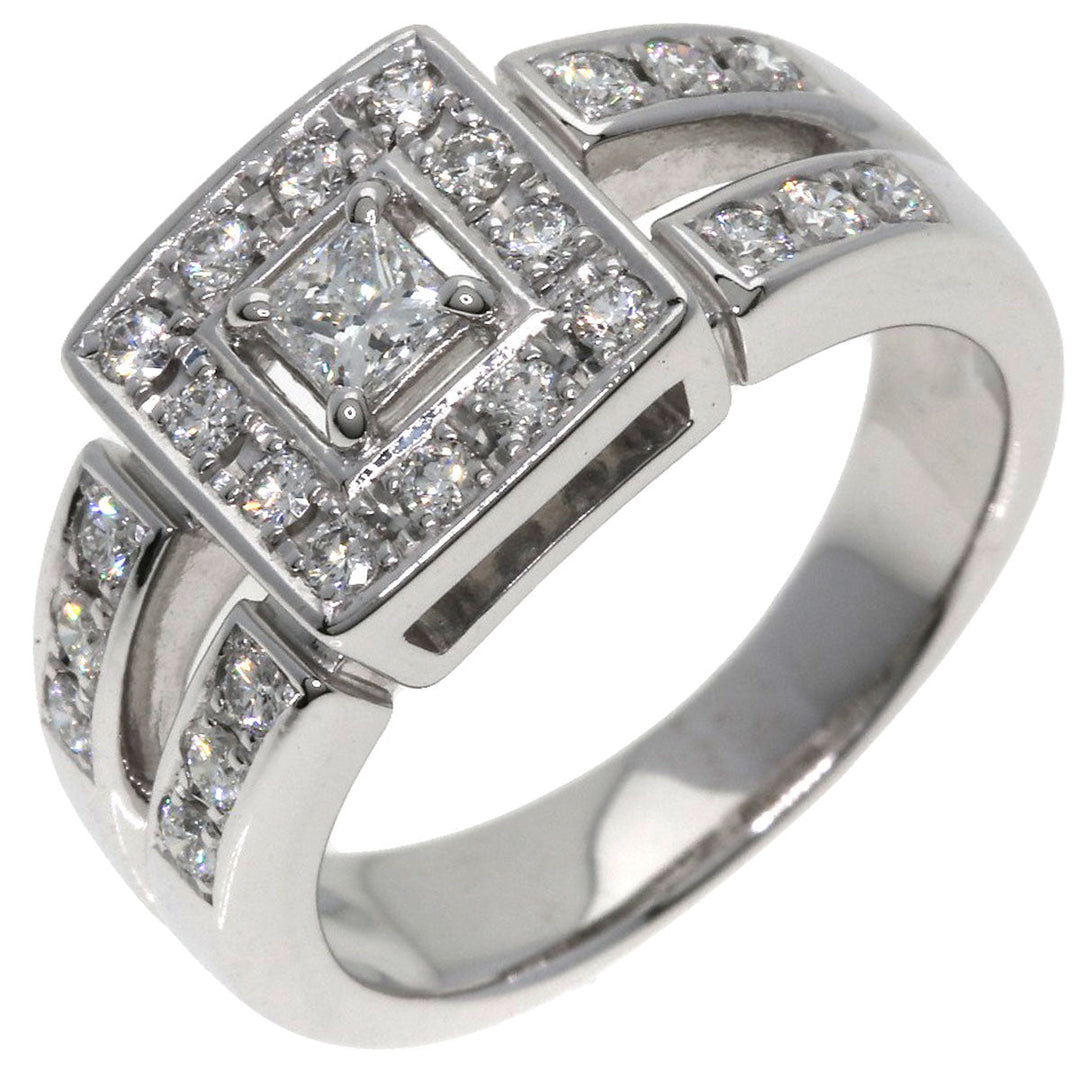 TASAKI Ring K18WG Silver diamond