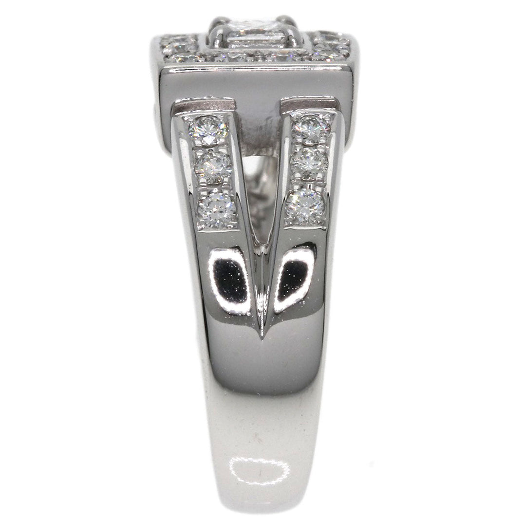 TASAKI Ring K18WG Silver diamond