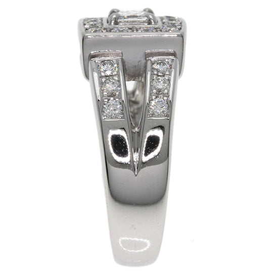 TASAKI Ring K18WG Silver diamond