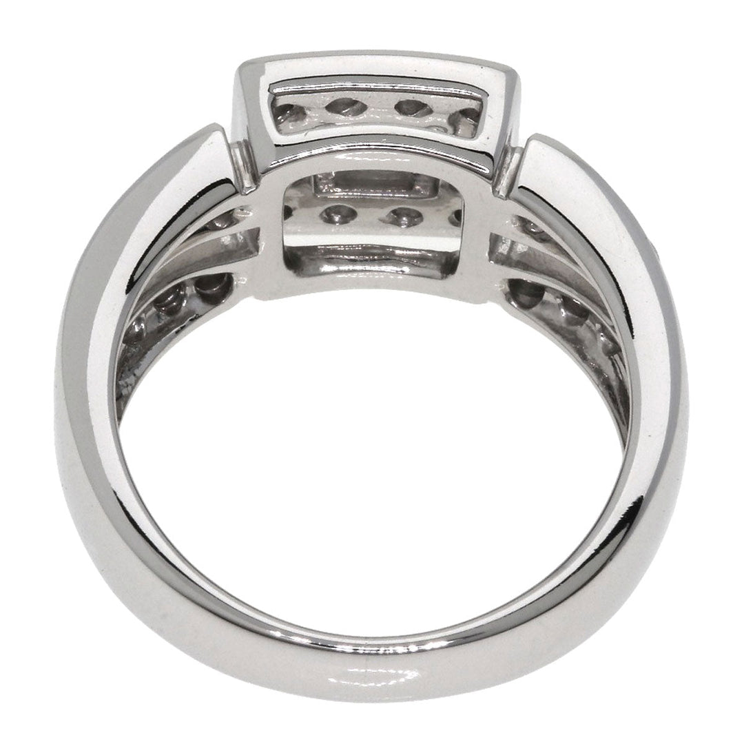 TASAKI Ring K18WG Silver diamond