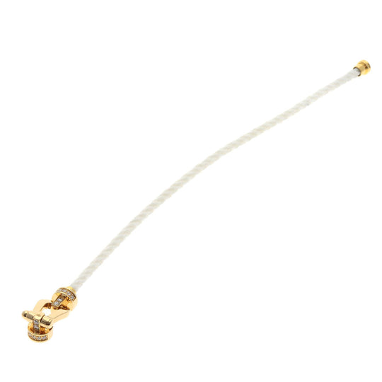 FRED bracelet 18K Yellow Gold gold Force 10 Medium Diamond #14