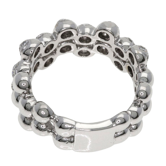 Ponte Vecchio Ring K18WG Silver diamond