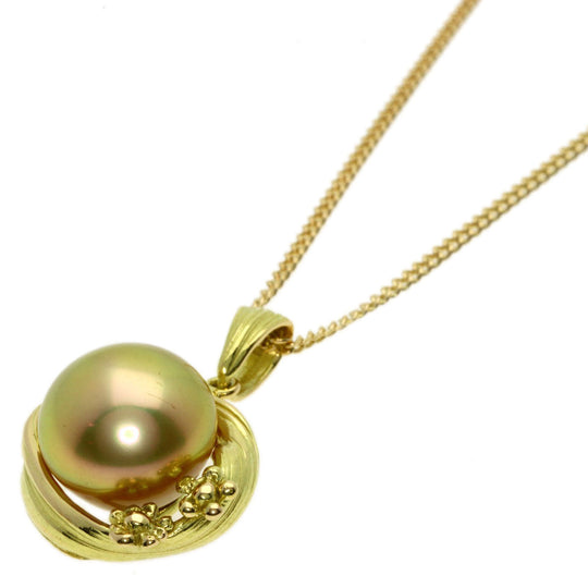 TASAKI Necklace 18K Yellow Gold gold White Butterfly Pearl