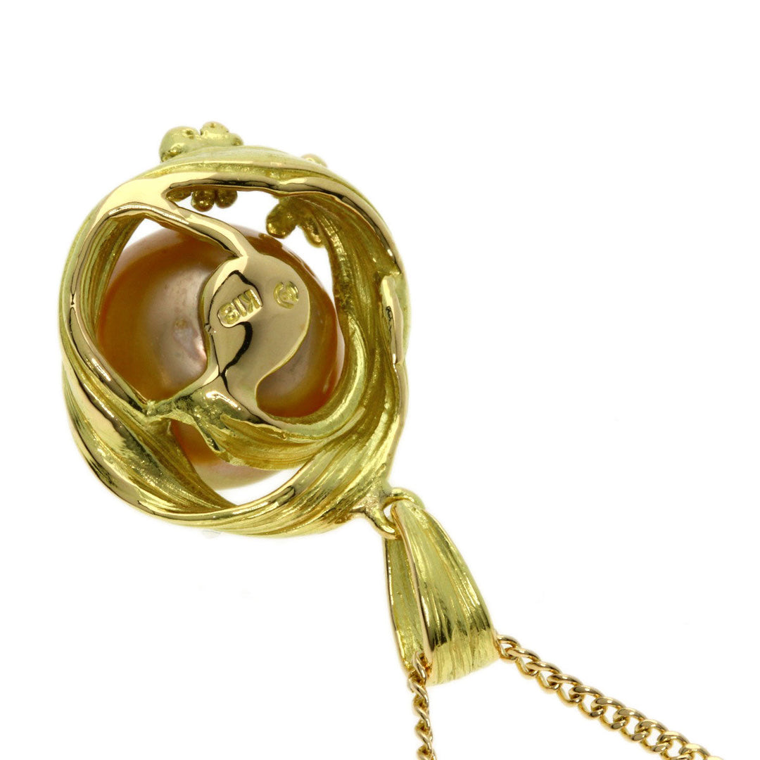 TASAKI Necklace 18K Yellow Gold gold White Butterfly Pearl