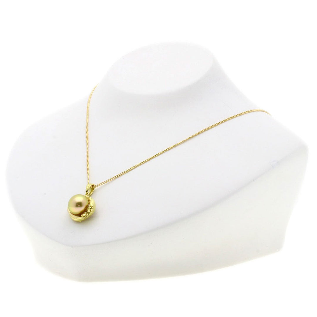TASAKI Necklace 18K Yellow Gold gold White Butterfly Pearl