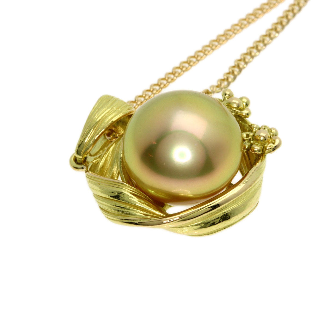 TASAKI Necklace 18K Yellow Gold gold White Butterfly Pearl