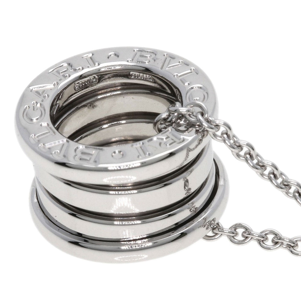 BVLGARI Necklace K18WG Silver B-zero1 B-zero1 Women Used Authentic