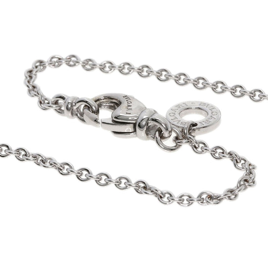BVLGARI Necklace K18WG Silver B-zero1 B-zero1 Women Used Authentic