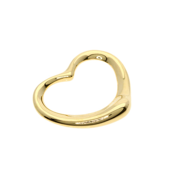 TIFFANY&Co. Pendant top 18K Yellow Gold gold Open heart Women Used Authentic