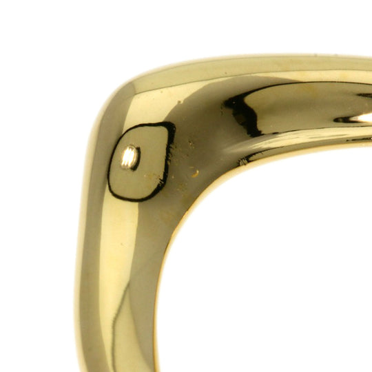 TIFFANY&Co. Pendant top 18K Yellow Gold gold Open heart Women Used Authentic