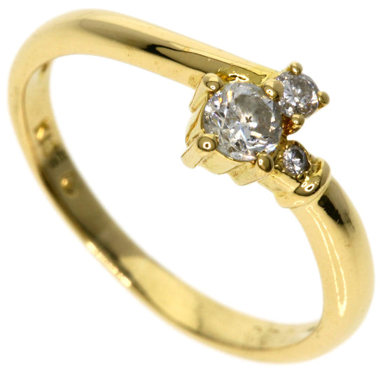VANDOME Ring 18K Yellow Gold gold diamond Women Used Authentic