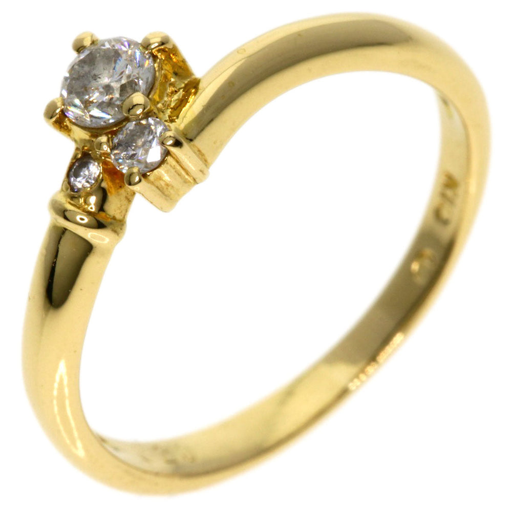 VANDOME Ring 18K Yellow Gold gold diamond Women Used Authentic