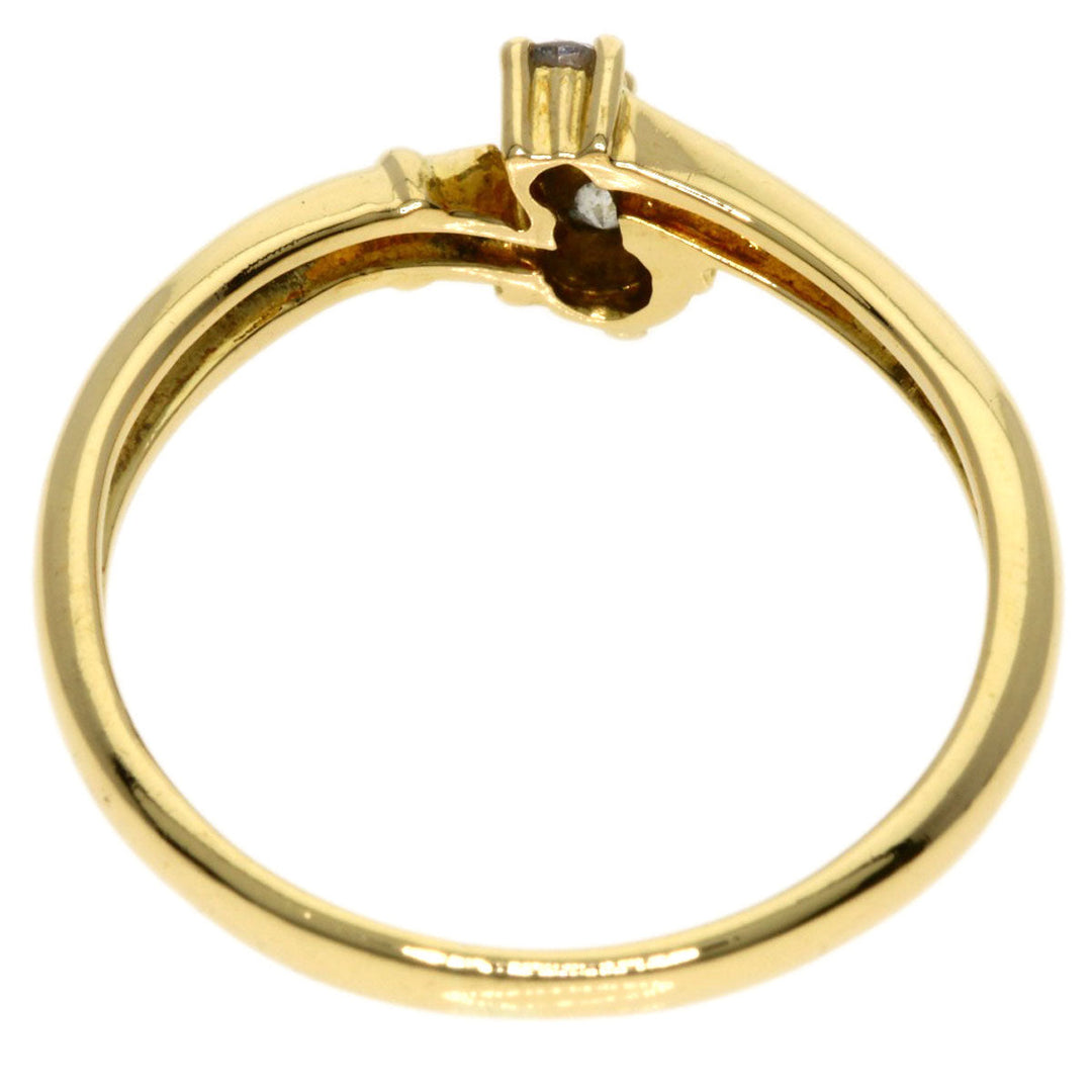 VANDOME Ring 18K Yellow Gold gold diamond Women Used Authentic