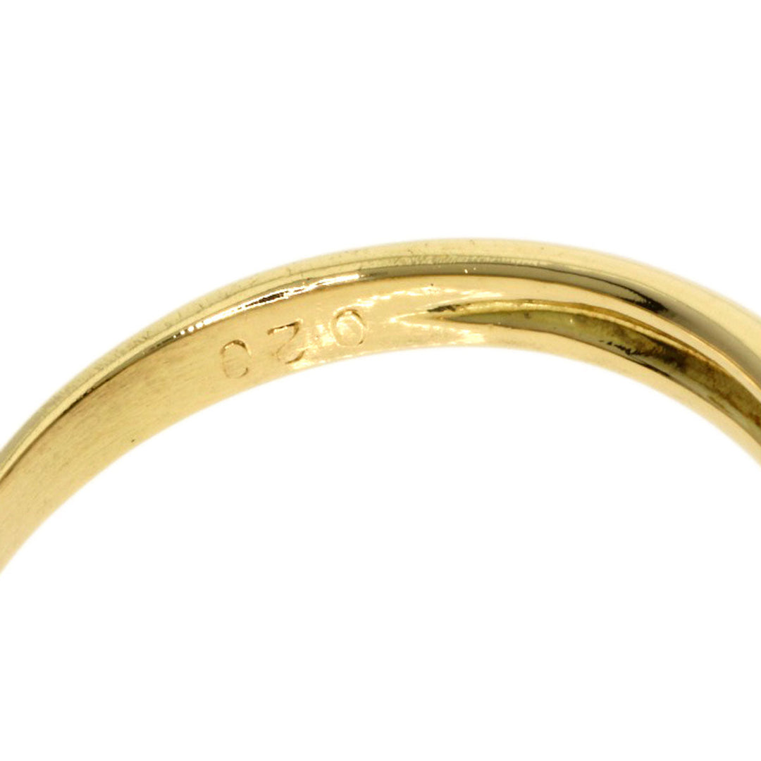 VANDOME Ring 18K Yellow Gold gold diamond Women Used Authentic