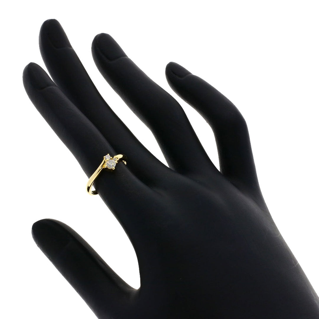 VANDOME Ring 18K Yellow Gold gold diamond Women Used Authentic