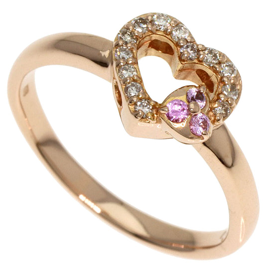 Samantha Tiara Ring 18K Pink Gold gold Heart motif diamond