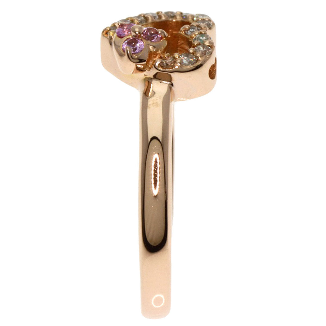 Samantha Tiara Ring 18K Pink Gold gold Heart motif diamond