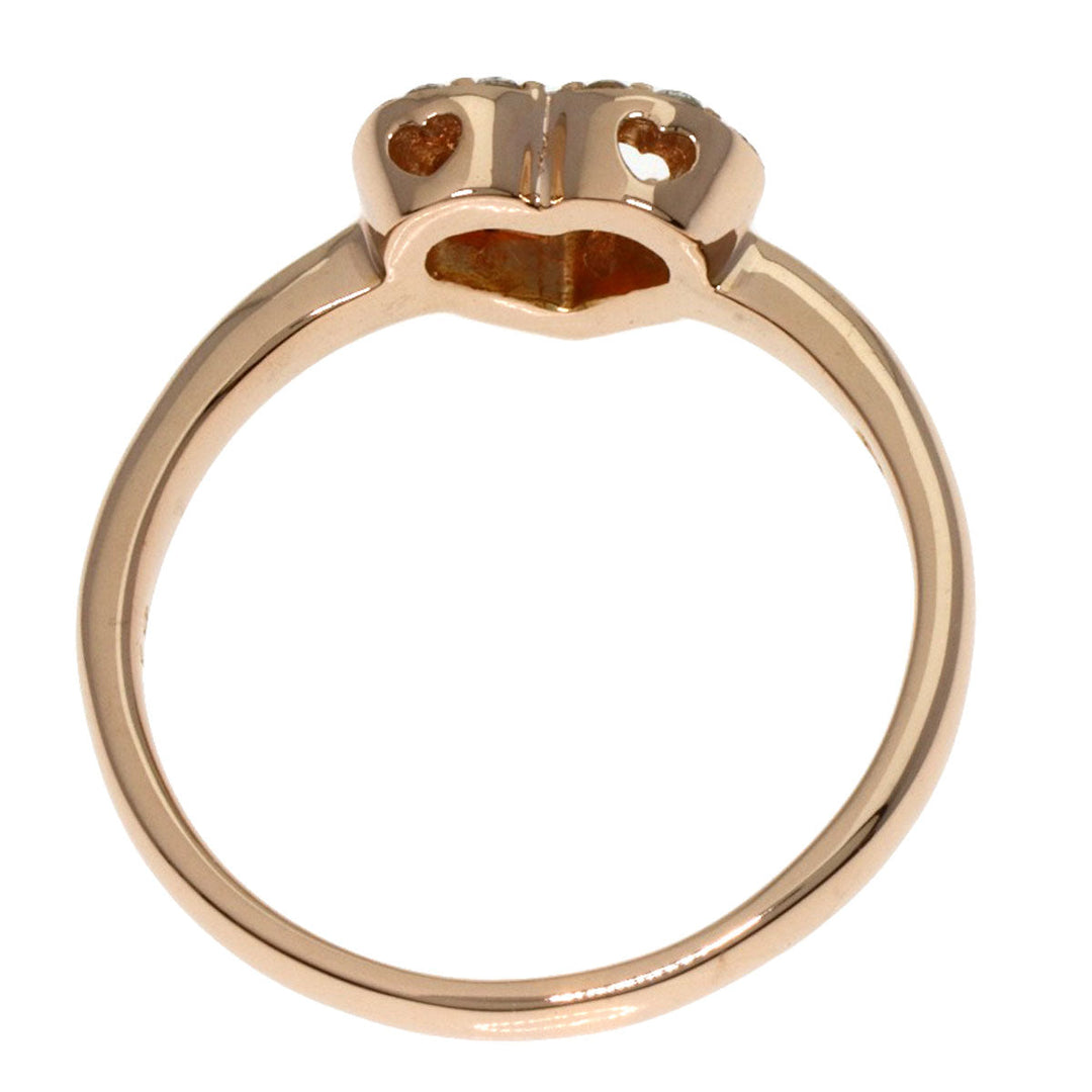 Samantha Tiara Ring 18K Pink Gold gold Heart motif diamond
