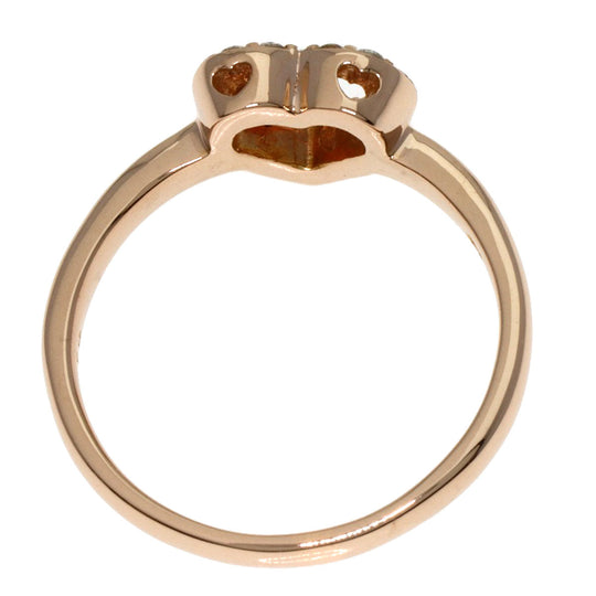 Samantha Tiara Ring 18K Pink Gold gold Heart motif diamond