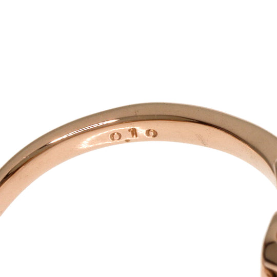 Samantha Tiara Ring 18K Pink Gold gold Heart motif diamond