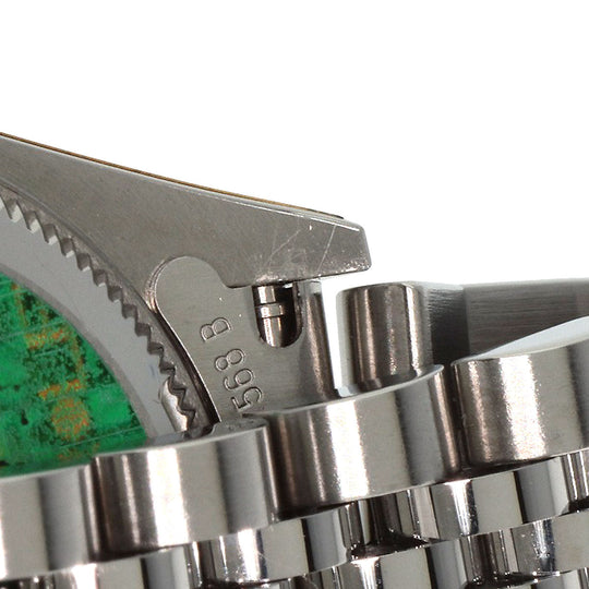 ROLEX Watches Mechanical Automatic 79174G Stainless Steel , Stainless Steel , K18WG Silver Datejust 10P Diamond Silver dial Women Used Authentic