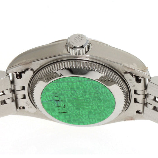 ROLEX Watches Mechanical Automatic 79174G Stainless Steel , Stainless Steel , K18WG Silver Datejust 10P Diamond Silver dial Women Used Authentic