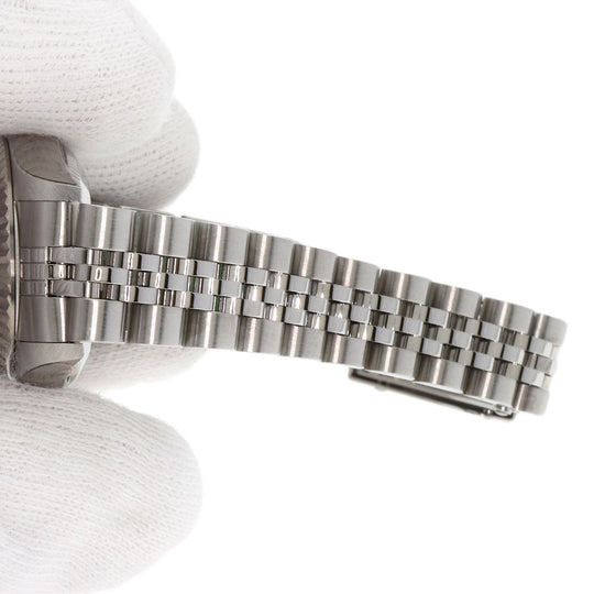 ROLEX Watches Mechanical Automatic 79174G Stainless Steel , Stainless Steel , K18WG Silver Datejust 10P Diamond Silver dial Women Used Authentic