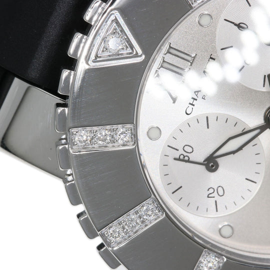 Chaumet Watches Quartz W0624D-11A Stainless Steel Silver Class One Chronograph Diamond Silver dial