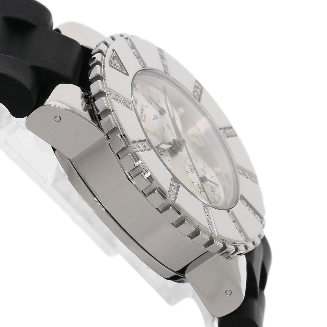 Chaumet Watches Quartz W0624D-11A Stainless Steel Silver Class One Chronograph Diamond Silver dial