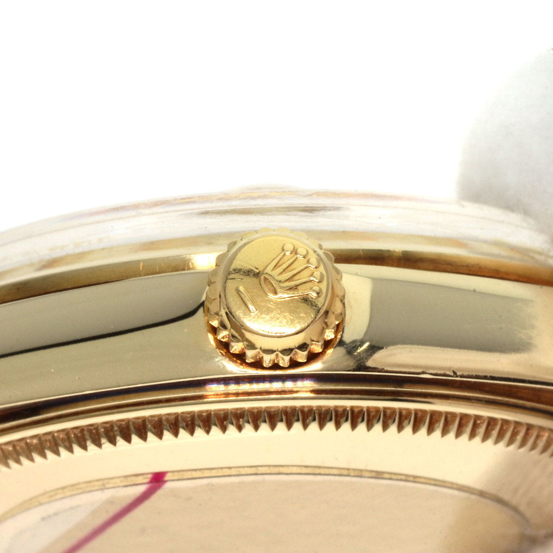 ROLEX Watches Mechanical Automatic 1500 K14YG, leather gold Oyster Perpetual Date 1972 gold dial mens Used Authentic