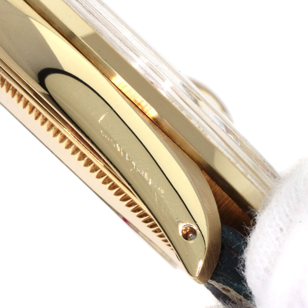 ROLEX Watches Mechanical Automatic 1500 K14YG, leather gold Oyster Perpetual Date 1972 gold dial mens Used Authentic