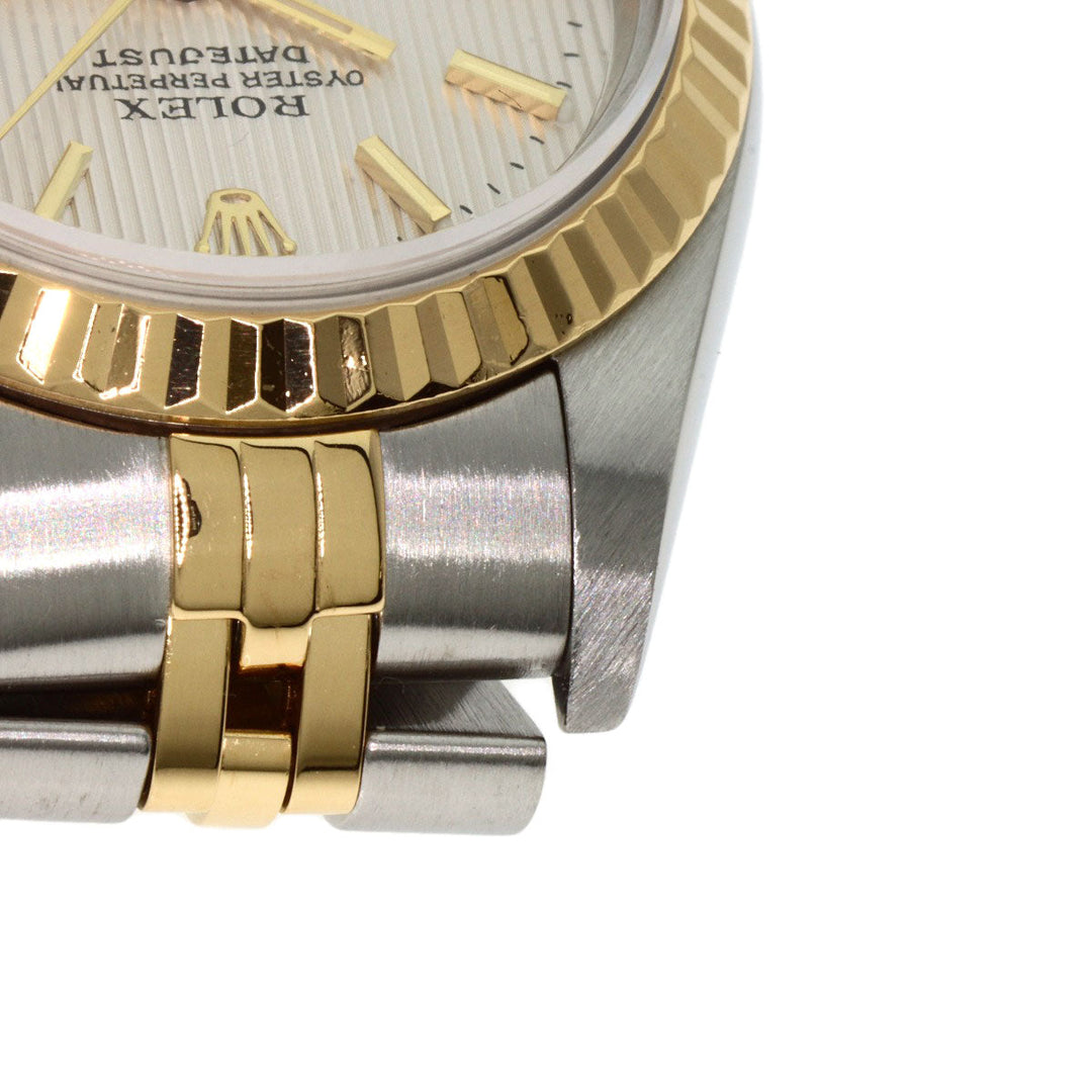 ROLEX Watches Mechanical Automatic 79173 Stainless Steel , SSxK18YG gold Datejust Silver Tapestry Silver tapestry dial Women Used Authentic