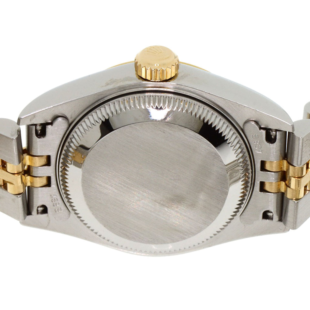 ROLEX Watches Mechanical Automatic 79173 Stainless Steel , SSxK18YG gold Datejust Silver Tapestry Silver tapestry dial Women Used Authentic