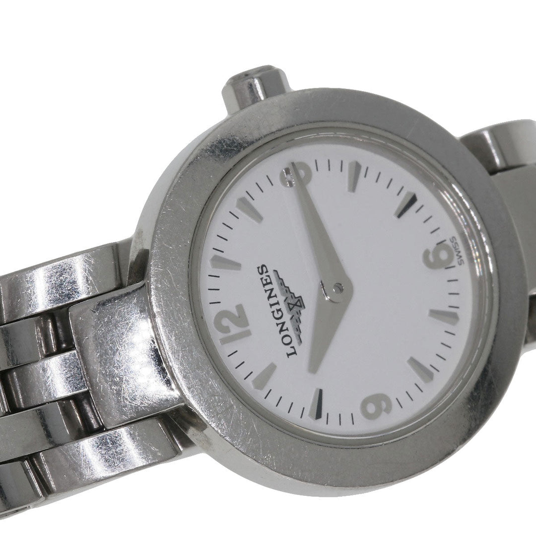 LONGINES Watches Quartz L5.174.4 Stainless Steel , Stainless Steel Silver Dolcevita white dial Women Used Authentic