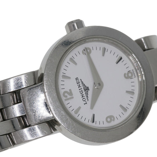 LONGINES Watches Quartz L5.174.4 Stainless Steel , Stainless Steel Silver Dolcevita white dial Women Used Authentic