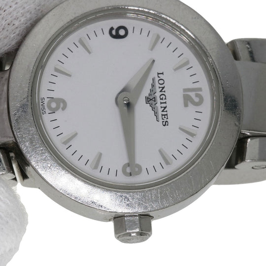 LONGINES Watches Quartz L5.174.4 Stainless Steel , Stainless Steel Silver Dolcevita white dial Women Used Authentic