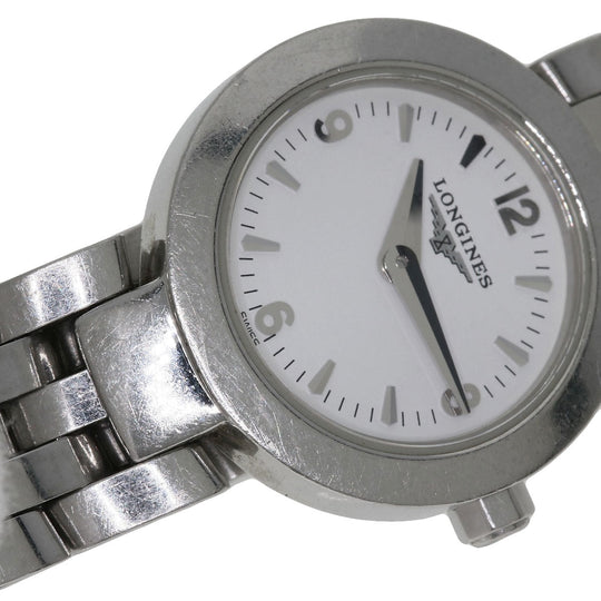 LONGINES Watches Quartz L5.174.4 Stainless Steel , Stainless Steel Silver Dolcevita white dial Women Used Authentic