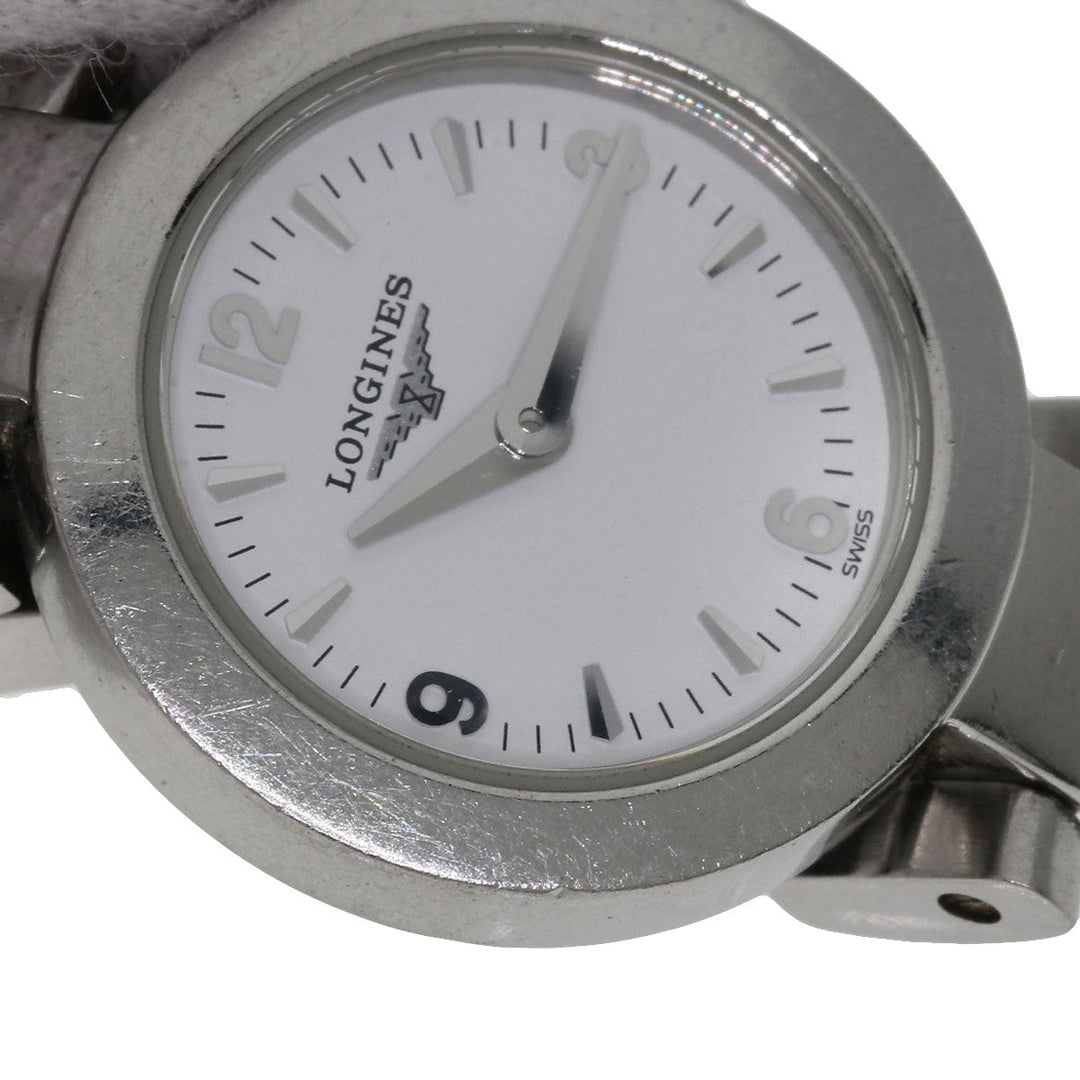 LONGINES Watches Quartz L5.174.4 Stainless Steel , Stainless Steel Silver Dolcevita white dial Women Used Authentic