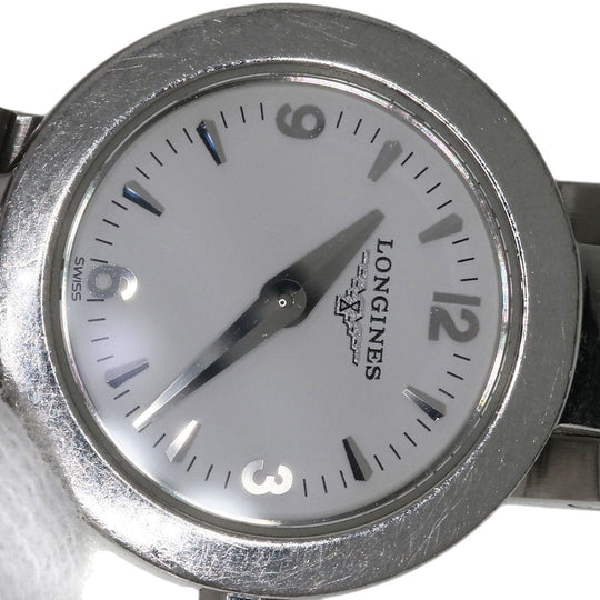LONGINES Watches Quartz L5.174.4 Stainless Steel , Stainless Steel Silver Dolcevita white dial Women Used Authentic