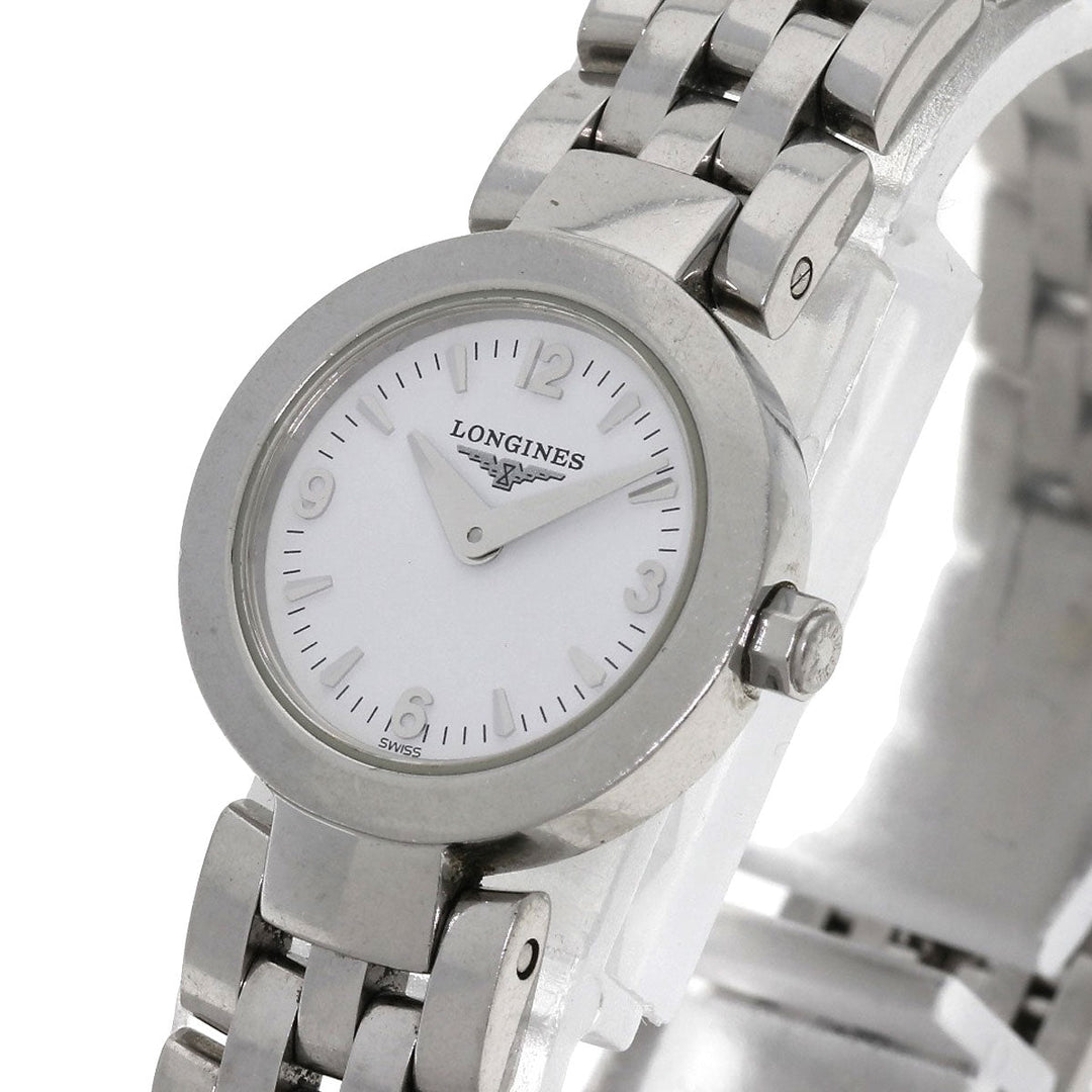 LONGINES Watches Quartz L5.174.4 Stainless Steel , Stainless Steel Silver Dolcevita white dial Women Used Authentic